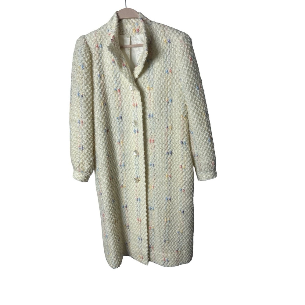 vintage GREG ADAMS overcoat jacket‎ womens acrylic lined